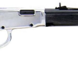Rossi Rio Bravo Lever Action Rifle - Black / Nickel| .22 LR | 18" Barrel | 15rd | Nickel Coated Frame, Receiver & Lever