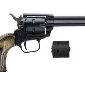 HERITAGE MANUFACTURING 22LR/22M BLK/CAMO LAM 4.75" FS