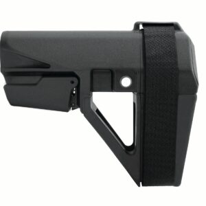 SB Tactical SBA5 Pistol Stabilizing Brace - Black | Mil-Spec Carbine Buffer Compatible