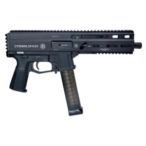 Grand Power Stribog SP45A3 .45 ACP Semi-Auto Pistol - Black | 8" Threaded Barrel | 3x 20rd Mags