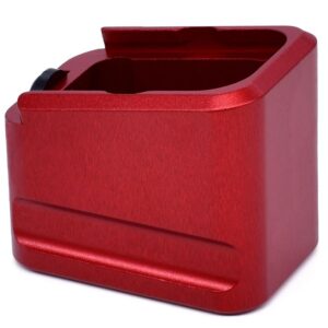 WARNE GLOCK 17/22 MAG EXT +5/+4 RED