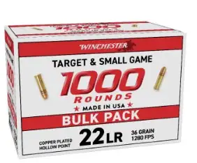 WINCHESTER 22LR 36GR CPHP 1000RD/BX 2BX/CASE