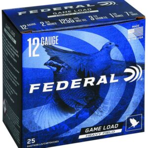 FEDERAL 12GA 2-3/4" 3-1/4DE 1-1/8OZ 7.5 25 RD/BX 10 BX/CS
