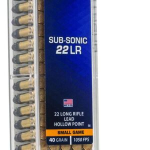 CCI 22 LR  SUB-SONIC 40GR HP 100 RD/BX 50 BX/CS