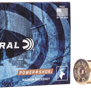 FEDERAL 12GA 3" MAG. 15 PELLETS-00 BUCK 5 RD/BX 50 BX/CS