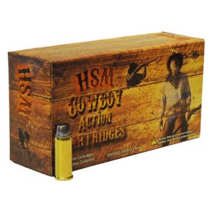 HSM AMMUNITION 45 LONG COLT 200GR HL RNFP 50RD BOX 10 BOXES PER CASE