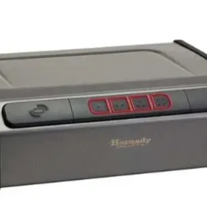 HORNADY RAPID SAFE RFID ACCESS CODE KEY ENTRY, HOLDS 2 HANDGUNS 13"X11"X3.3"