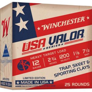 WINCHESTER USA VALOR 12 GA 2-3/4" #7.5  1-1/8 OZ 25 RD/BX 10 BX/CS