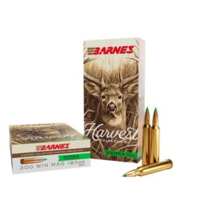 Barnes Harvest Sierra Tipped GameKing Ammunition .300 Win Mag 180gr PT 2960 fps 20/ct