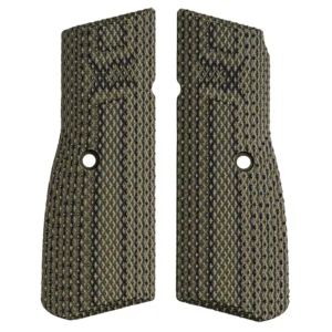 FN HIGH POWER G10 DIRTY OLIVE GRIPS