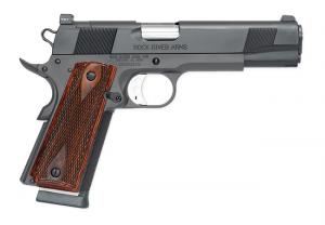 ROCK RVR 1911 CARRY 5" 9 MM PSTL WOOD GRPS 9RD