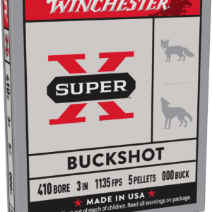 WINCHESTER 410GA 3" 000 BCKSHT 3PLT 5RD BX 250RD CASE