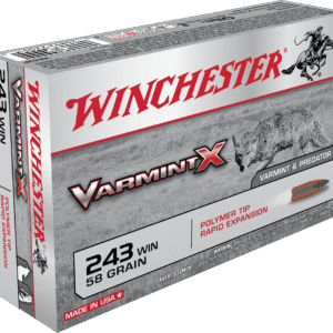 WINCHESTER SUPER X POWER POINT 243WIN 58GR 20RD BX 200RD CASE