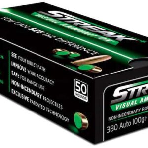 AMMO INC 380AUTO GREEN 100GR TMC 50RD BOX 1000 CASE