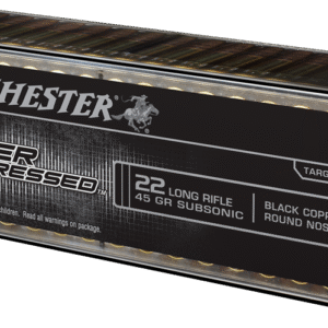 .22LR 45GR LRN SUPPRESSED 100RD BOX