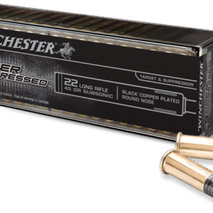 WINCHESTER SUPER SUPPRSD 22LR 40G SUB SONIC 100RD/BX