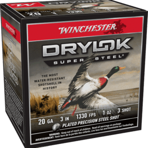 WINCHESTER DRYLOK STEEL 20G 3" 1OZ #3 SHT 25RD BX 250RD CASE