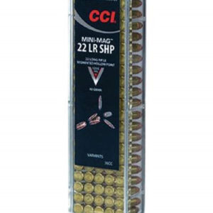 CCI 22 LR Ammunition Mini Mag 0036 40 Grain Segmented Hollow Point 100 Rounds
