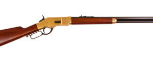 Cimarron CA232 1866 Yellowboy Lever Action Sporting Rifle .44 WCF .44-40 Winchester 24" Octagon Barrel 12+1 Brass/Blued/Walnut