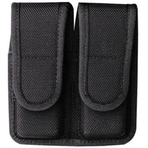 Bianchi Model 7302H AccuMold Double Magazine Pouch Colt Government .380 Hook and Loop Black