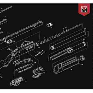 TekMat 12x36 Gun Cleaning Mat - Mossberg Shotgun