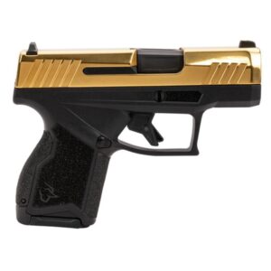 Taurus GX4 Handgun 9mm Luger 10rd Magazines (2) 3" Barrel Gold Slide and Black