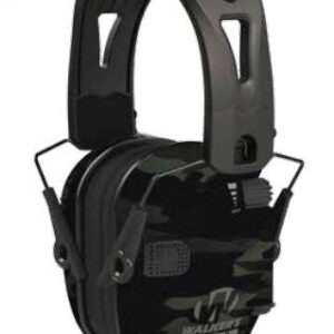 Walker's Razor Tacti-Grip Ear Muffs -Camo Gray 23NRR