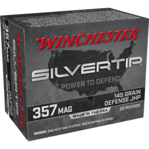 Winchester Silvertip Handgun Ammunition .357 Mag 145 gr. HP 1290 fps 20/ct