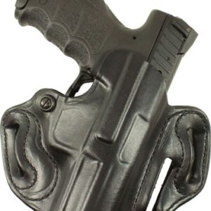 DESANTIS SPEED SCABBARD HOLSTR - RH OWB LEATHER JUDGE PD 2" BLK