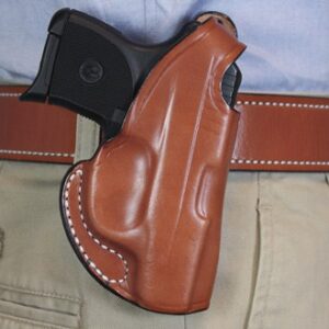 DESANTIS MAVERICK HOLSTER RH - OWB LEATHER S&W B-GUARD 380 TN