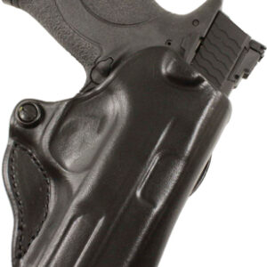 DESANTIS MINI SCABBARD HOLSTER - RH OWB LEATHER HELLCAT RDP BLK