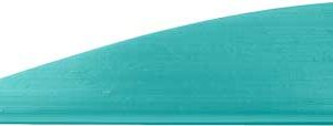 TAC VANES MATRIX 2.25" - SHIELD CUT TURQUOISE 36 PACK