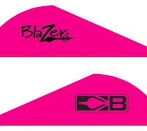 BOHNING BLAZER VANES - 2" SOLID HOT PINK 36PK