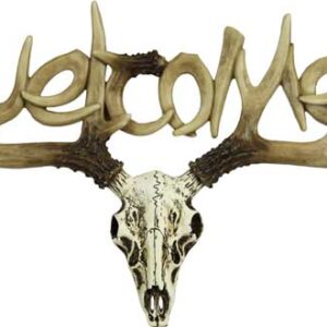 RIVERS EDGE EURO DEER WELCOME - SIGN 13"W X 13"H