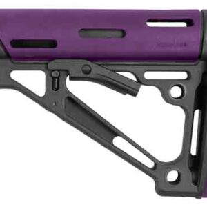 HOGUE AR-15 COLLAPSIBLE STOCK - PURPLE RUBBER MIL-SPEC