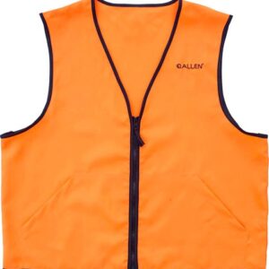 ALLEN DELUXE HUNTING VEST - ORANGE MEDIUM 2 FRONT POCKETS