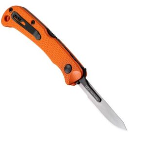 HOGUE EXPEL 2.5" SCALPEL - REPLACEABLE BLADE G10 ORANGE