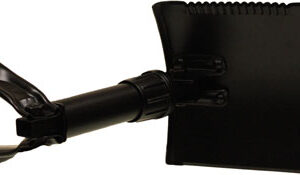 RED ROCK MILITARY TRI-FOLD - SHOVEL W/ CASE 23" OPEN BLACK