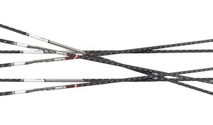 EASTON ARROW FMJ 5MM 400 - W/ 2" BLAZER VANES 6-PACK