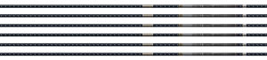 EASTON 4MM EMJ MATCH GRADE 400 - 6-PACK W/ 3" AAE HYBRID VANES