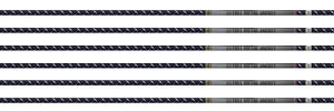 EASTON ARROW 4MM FMJ 300 - 6-PACK W/ 2" BLAZER VANES