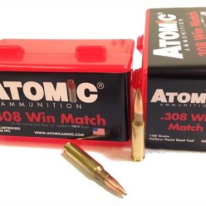 ATOMIC 308 WIN 168GR MATCH - BTHP 50RD 10BX/CS