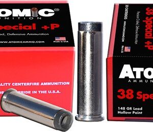 ATOMIC 38 SPECIAL +P 148GR WC - UP-SIDE DOWN 20RD 10BX/CS
