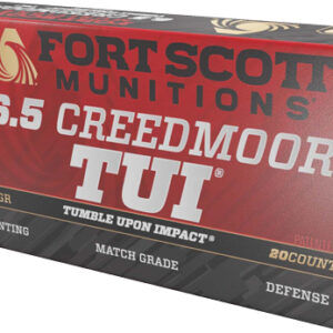 FORT SCOTT 6.5 CM 123GR TUI - SOLID COPPER 20RD 10BX/CS