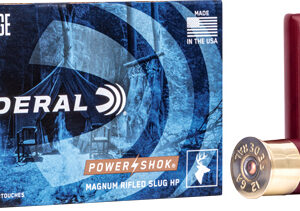 FEDERAL POWER SHOK 12GA 2.75" - 1-1/4OZ RIFLED SLUG 5RD 50BX/C