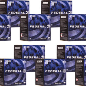 FEDERAL GAME LOAD 20GA 2.75" - 7/8OZ #7.5 1210FPS CASE LOT