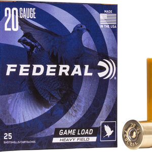 FEDERAL GAME LOAD 20GA 2.75" - 1OZ #8 250RD CASE LOT