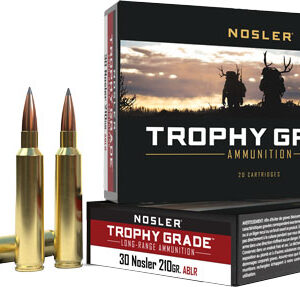 NOSLER TROPHY GRADE LR 30 - NOSLER 210GR ABLR 20RD 10BX/CS