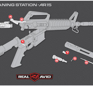 REAL AVID MASTER CLEANING STAT - AR-15 CLEANING KIT & MAT