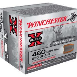 WINCHESTER SUPER-X 460 SW MAG - 250GR JHP 20RD 10BX/CS